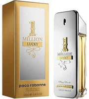 One Million Lucky Rabanne Para Hombre 100 ml - frasco y presentación
