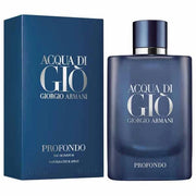 Acqua di Giò Profondo Giorgio Armani Para Hombre 100 ml - frasco y presentación