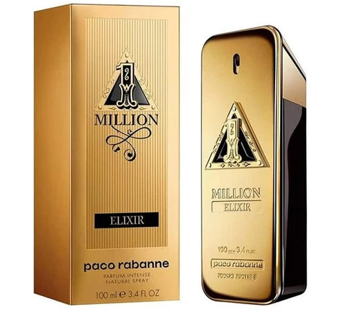 One Million Elixir Rabanne Para Hombre 100 ml - frasco y presentación