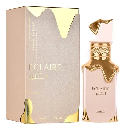 Eclaire Lattafa Para Mujer 100 ml - frasco y presentación
