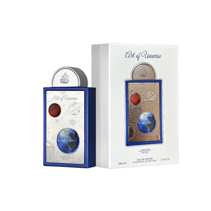Art Of Universe Lattafa Unisex 100 ml - frasco y presentación