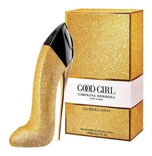 Good Girl Glorious Gold Carolina Herrera Para Mujer 80 ml - frasco y presentación
