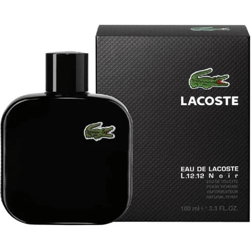 Lacoste L.12.12. Noir Para Hombre 100 ml - frasco y presentación