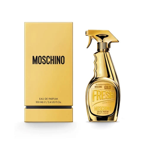 Gold Fresh Couture Moschino Para Mujer 100 ml - frasco y presentación