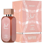 Hayaati Florence Lattafa Para Mujer 100 ml - frasco y presentación