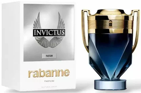 Invictus Parfum Rabanne Para Hombre 100 ml - frasco y presentación