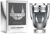 Invictus Platinum Rabanne Para Hombre 100 ml - frasco y presentación