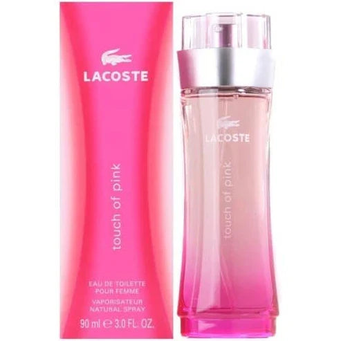 Lacoste Touch of Pink Para Mujer 90 ml - frasco y presentación
