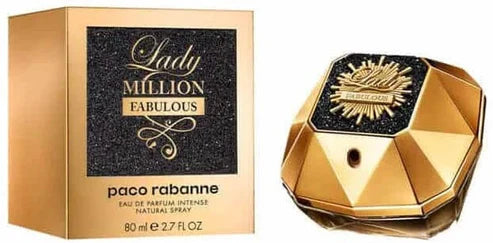 Lady Million Fabulous Rabanne 80 ml - frasco y presentación
