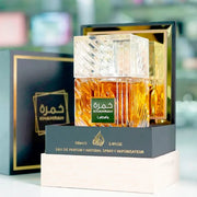 Khamrah Lattafa Unisex 100 ml - frasco y presentación