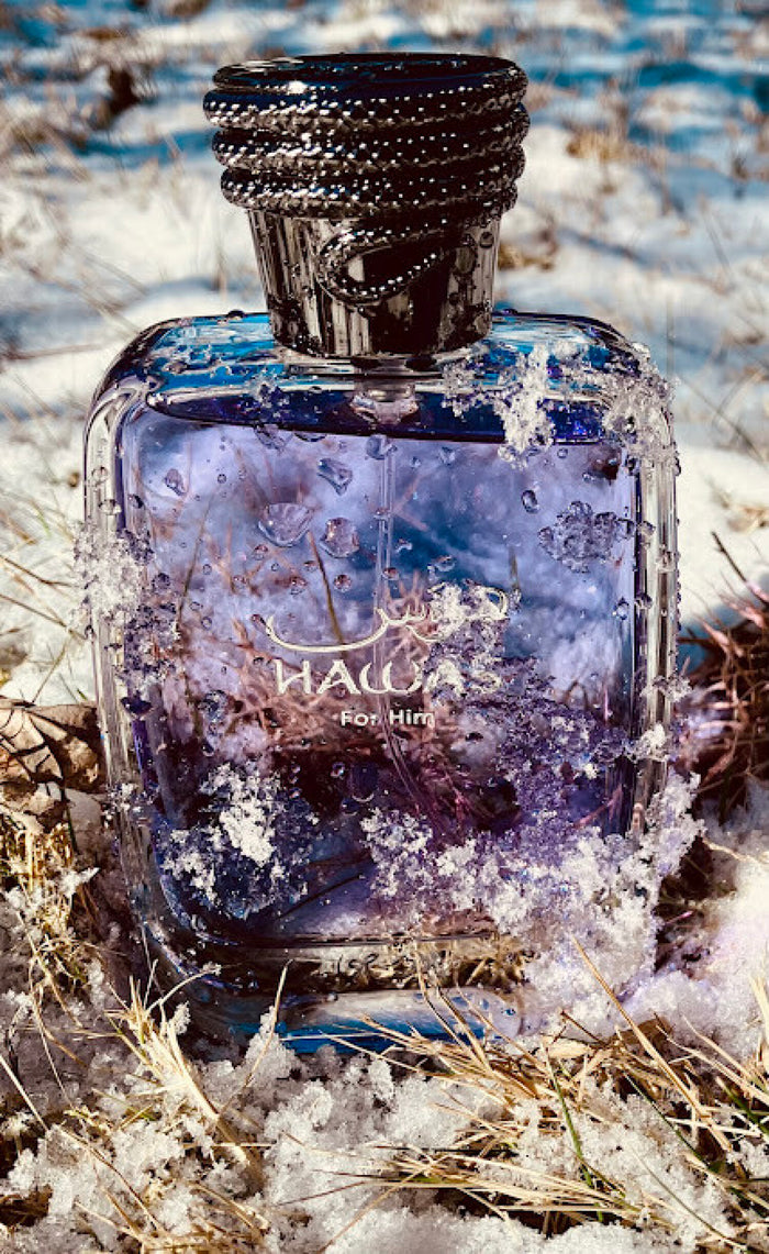Hawas for Him Rasasi Para Hombre 100 ml - frasco y presentación