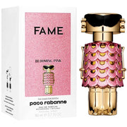 Fame Blooming Pink Rabanne Para Mujer 80 ml - frasco y presentación