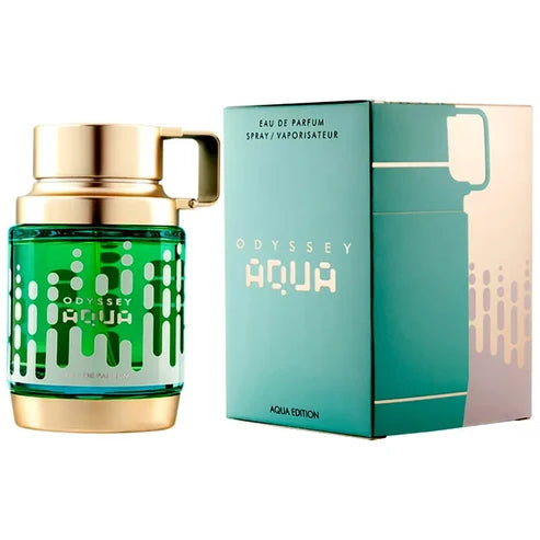 Odyssey Aqua Armaf Para Hombre 100 ml - frasco y presentación