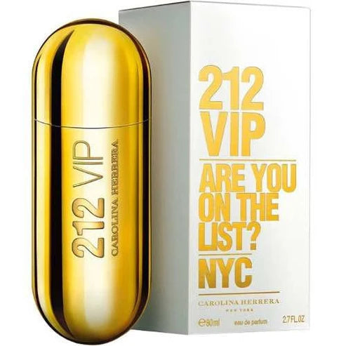 212 Vip Carolina Herrera Para Mujer 80 ml - frasco y presentación