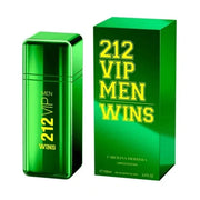 212 VIP Men Wins Carolina Herrera Para Hombre 100 ml - frasco y presentación