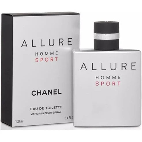 Allure Homme Sport Chanel Para Hombre 100 ml - frasco y presentación