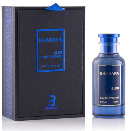 Double Bleu Bharara Para Hombre 100 ml - frasco y presentación