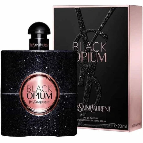 Black Opium Yves Saint Laurent Para Mujer 90 ml - frasco y presentación