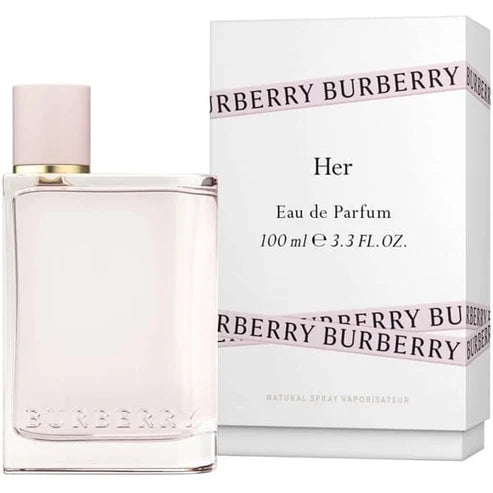 Burberry Her Burberry Para Mujer 100 ml - frasco y presentación