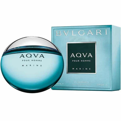 Aqva Pour Homme Marine Bvlgari Para Hombre 100 ml - frasco y presentación