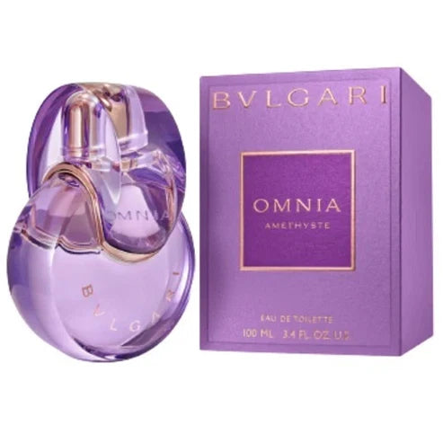 Omnia Amethyste Bvlgari Para Mujer 100 ml - frasco y presentación