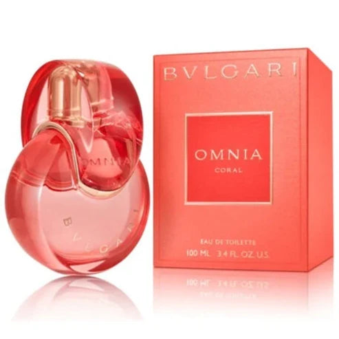 Omnia Coral Bvlgari Para Mujer 100 ml - frasco y presentación