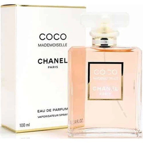 Coco Mademoiselle Chanel Para Mujer 100 ml - frasco y presentación