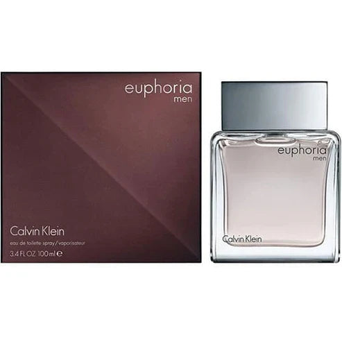 Euphoria Men Calvin Klein Para Hombre 100 ml - frasco y presentación