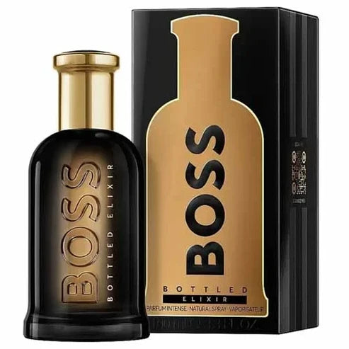 Boss Bottled Elixir Hugo Boss Para Hombre 100 ml - frasco y presentación