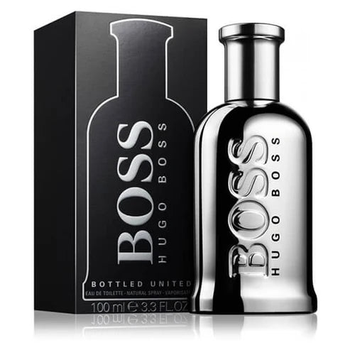 Boss Bottled United Hugo Boss Para Hombre 100 ml - frasco y presentación