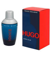 Hugo Dark Blue Hugo Boss Para Hombre 75 ml - frasco y presentación
