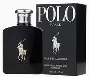 Polo Black Ralph Lauren Para Hombre 125 ml - frasco y presentación