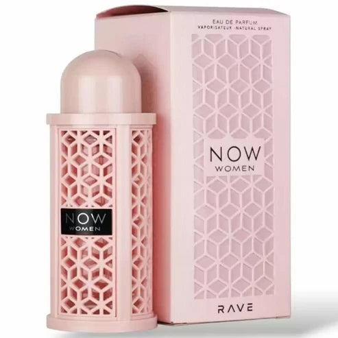 Now Women RAVE Para Mujer 100 ml - frasco y presentación