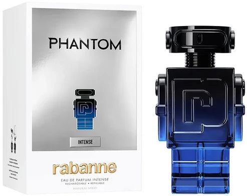 Phantom Intense Rabanne Para Hombre 100 ml - frasco y presentación
