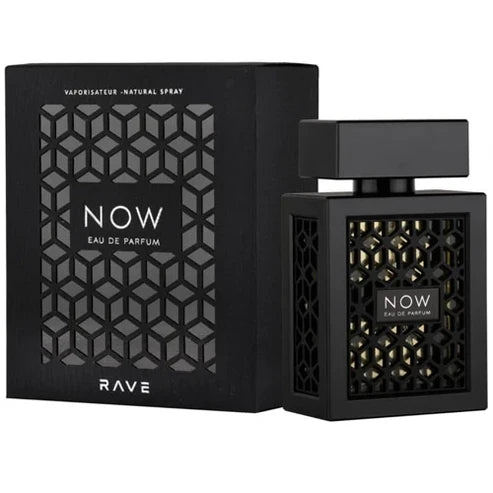 Now RAVE Para Hombre 100 ml - frasco y presentación