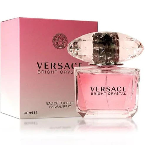 Bright Crystal Versace Para Mujer 90 ml - frasco y presentación