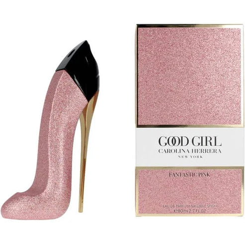 Good Girl Fantastic Pink Carolina Herrera Para Mujer 80 ml - frasco y presentación