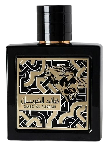 Qaed Al Fursan Lattafa Unisex 100 ml - frasco y presentación