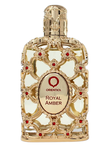 Royal Amber Orientica Unisex 100 ml - frasco y presentación