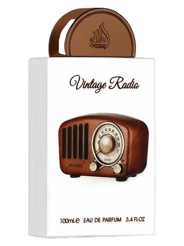 Vintage Radio Lattafa Unisex 100 ml - frasco y presentación