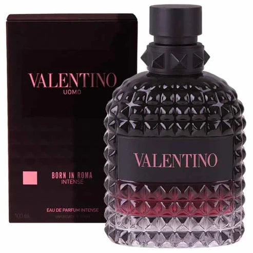 Valentino Uomo Born In Roma Intense Valentino Para Hombre 100 ml - frasco y presentación
