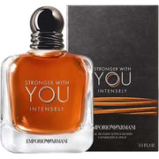 Stronger With You Intensely Giorgio Armani Para Hombre 100 ml - frasco y presentación