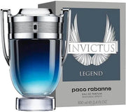 Invictus Legend Rabanne Para Hombre 100 ml - frasco y presentación