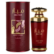 Mayar Cherry Intense Lattafa Para Mujer 100 ml - empaque del producto