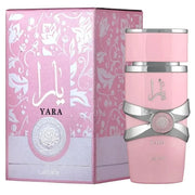 Yara Lattafa Para Mujer 100 ml - frasco y presentación