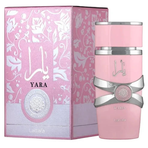 Yara Lattafa Para Mujer 100 ml - frasco y presentación