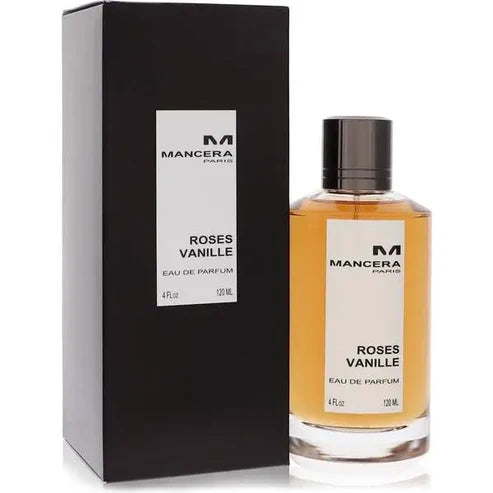 Roses Vanille Mancera Para Mujer 120 ml - frasco y presentación