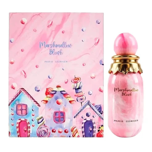 Marshmallow Blush PARIS CORNER Para Mujer 100 ml - frasco y presentación