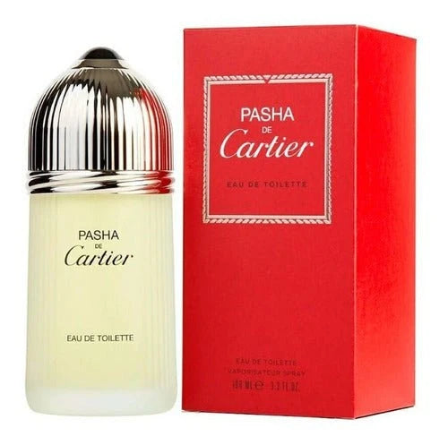 Pasha Cartier Para Hombre 100 ml - frasco y presentación