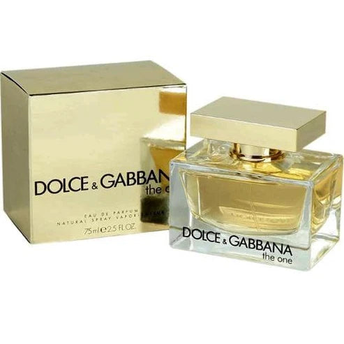 The One Dolce&Gabbana Para Mujer 75 ml - frasco y presentación